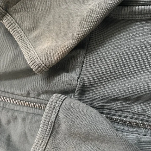 Vintage Diesel Khaki Green Logo zip Jacket - Picture 3 of 5